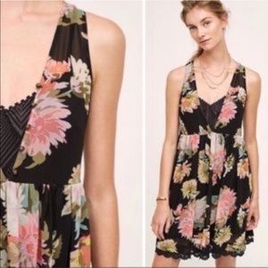 Anthropologie Maeve Violeta Floral Dress
